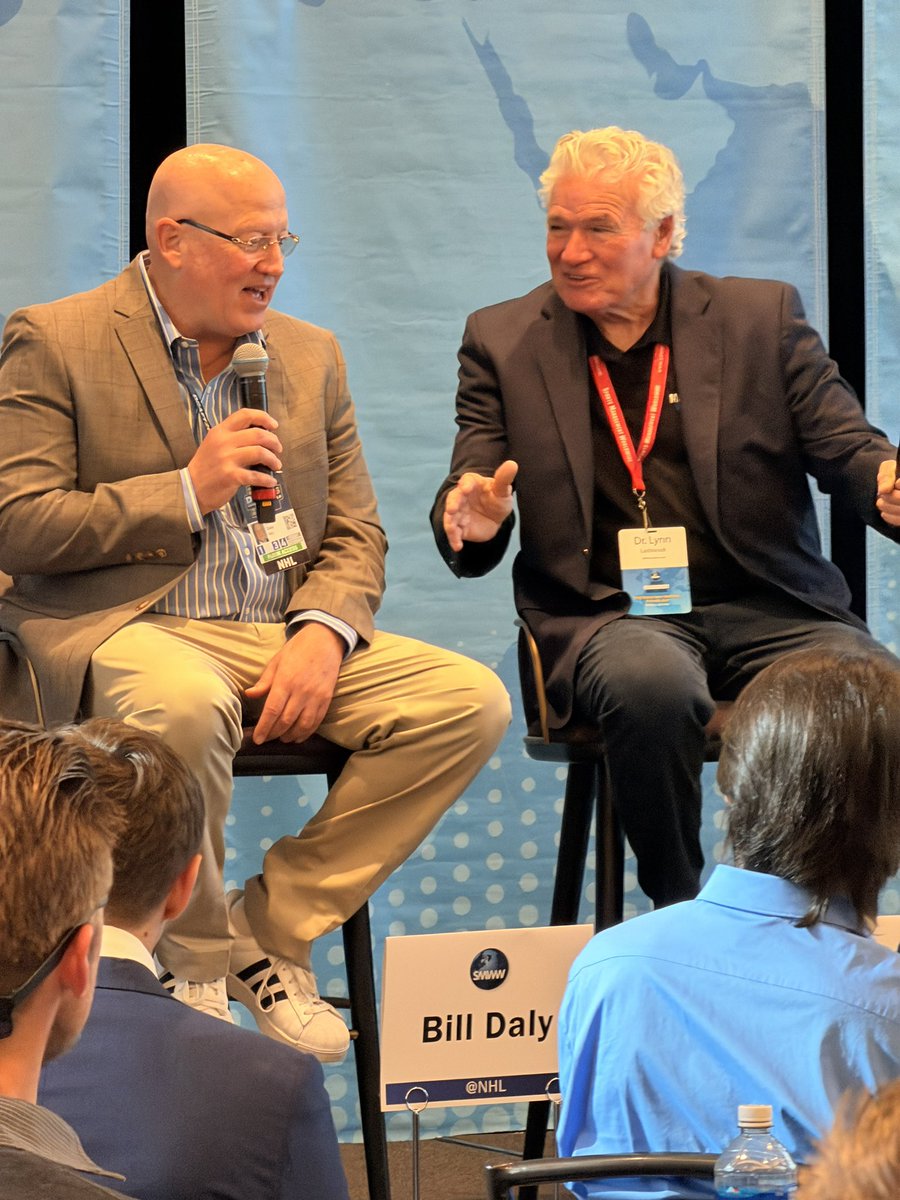 SMWW's tweet photo. A huge thank you to Bill Daly for an outstanding session:

Inside the NHL: A Candid Conversation with Deputy Commissioner Bill Daly

Great insights into the future of hockey, the business of the NHL, and what it takes to build a career in the industry.

What would you ask Bill Daly?