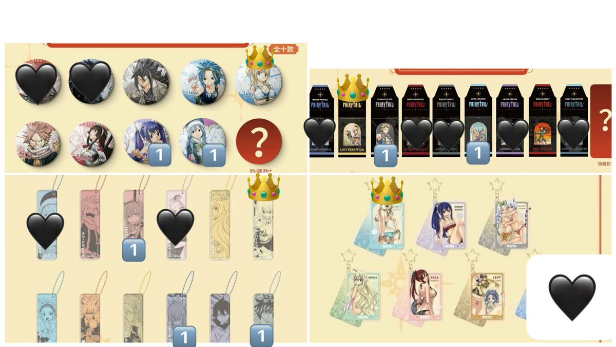 muliang0707's tweet photo. 〖交換 譲渡〗FAIRY TAILフェアリーテイル 上海 

【譲】画像分

【求】画像2コロッタ>同種ルーシィ\定価(代行サイト)＋送料

コロッタと交換する場合はものによって2:1も可能です。気軽に声かけください。

2〜box代行にお願い済み(右下は1box)

譲度の場は、まとめ優先、メイビスを含む方優先🙇🏻‍♀️🙇🏻‍♀️ https://t.co/8xomsT3OpL
