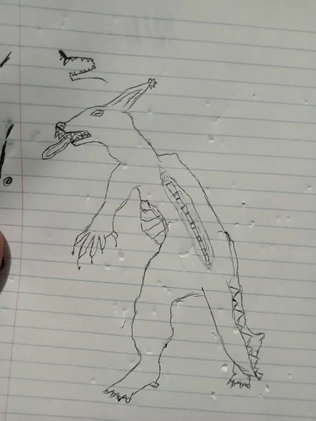 gsubzero_2's tweet photo. The Creature

Just some doodles, rarely draw, 1st one started from thinking of drawing an ear, 2nd one was cuz wanted to improve it, 3rd one wanted to try to see how it may look if drew body, 4th tried to improve it again https://t.co/lntndUSwKd