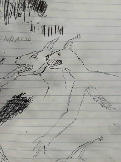 gsubzero_2's tweet photo. The Creature

Just some doodles, rarely draw, 1st one started from thinking of drawing an ear, 2nd one was cuz wanted to improve it, 3rd one wanted to try to see how it may look if drew body, 4th tried to improve it again https://t.co/lntndUSwKd