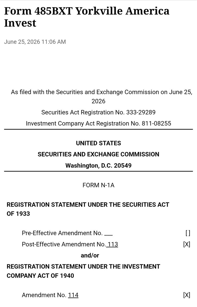 NikolaosDarmls's tweet photo. 🚨 UPDATE: The Truth Social Cronos $CRO Yield Maximizer ETF delayed its effective date to July 2nd https://t.co/AsHK3vr7tr