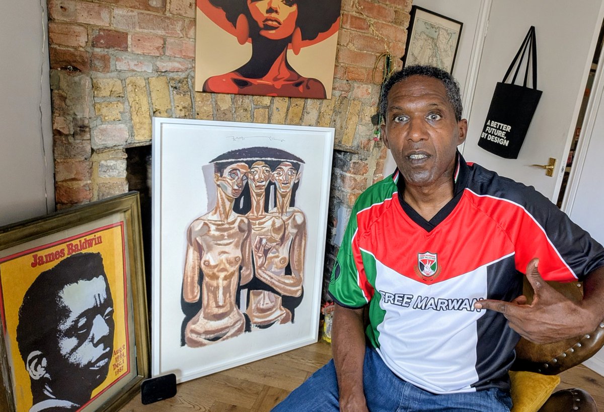 lemnsissay's tweet photo. This is more than merch. It’s memory. 

24 years ago Israel took Marwan Barghouti, an elected parliamentarian at the time, from his family and hoped the world would forget him. 

Yet despite decades behind bars, he remains Palestine’s most popular leader. Like Nelson Mandela, his struggle for freedom is the struggle of an entire nation. 

Free Marwan now. 
@freemarwannow