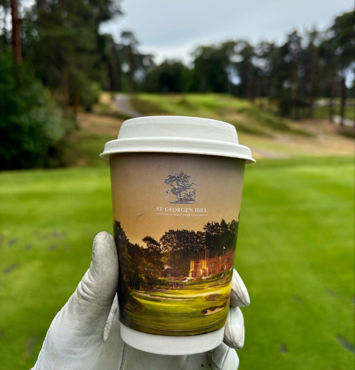 YeahClickClack's tweet photo. Logo’d coffeeware - still #1 favourite #golf course extra https://t.co/kSJFcWLTRJ