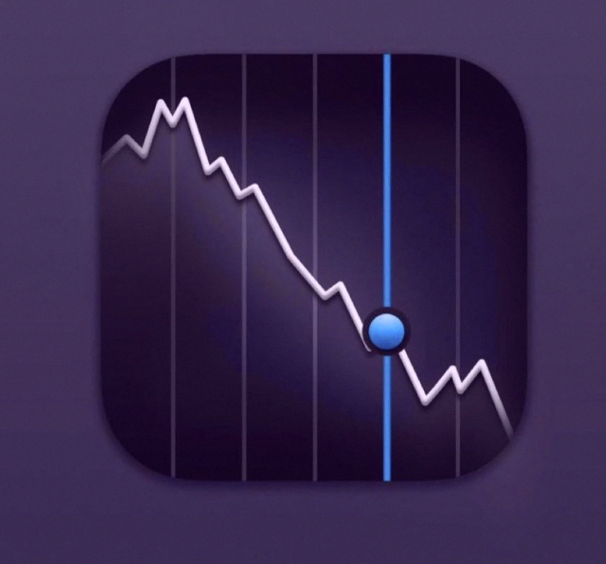 sefuchan24's tweet photo. Picture this: Apple swaps their stocks app logo based on how their own stock performed the day before 🍎 https://t.co/x0kz7tf6Tf