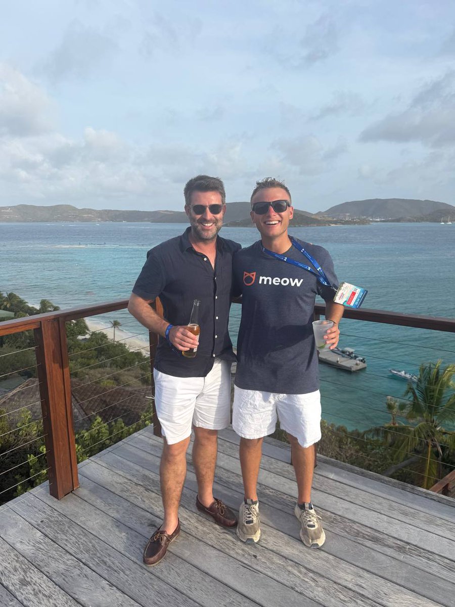 MattAcker_'s tweet photo. Spent the week in the British Virgin Islands at Fintech on the Seas.

The island continues to position itself as a global leader in digital assets, and @Meow is proud to contribute to the momentum. https://t.co/qSqpHXUZsx