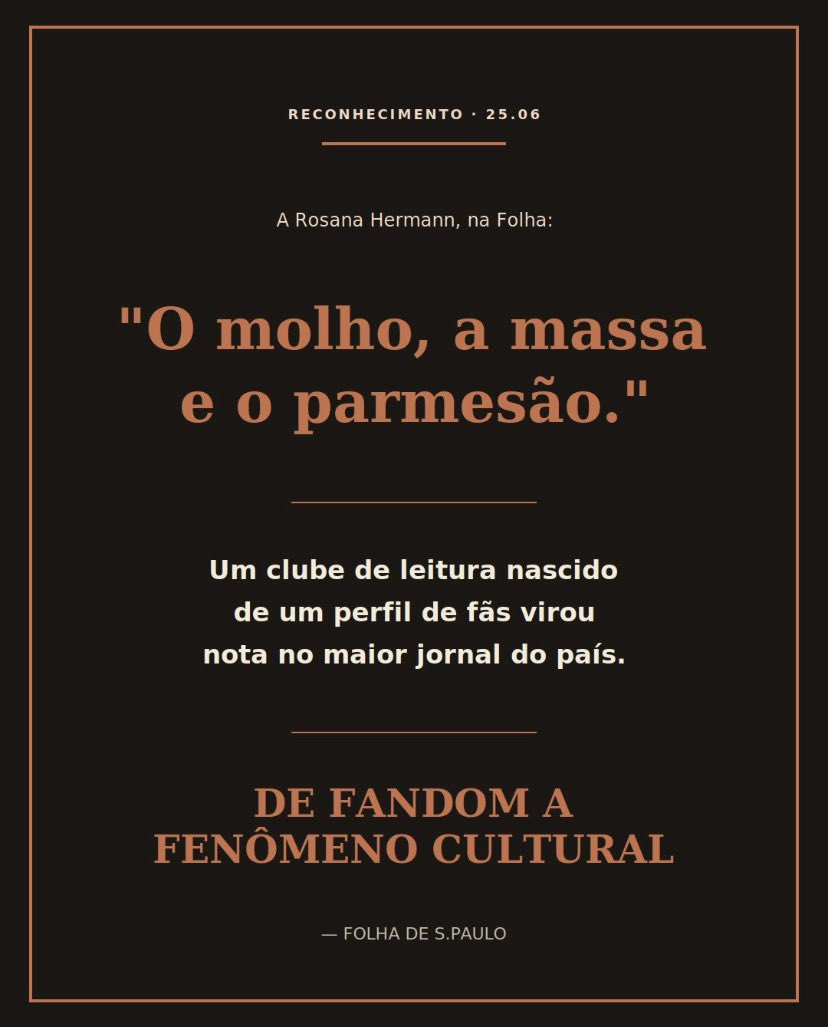 Hora_Amanda's tweet photo. O dia em que o Clube Renault virou nota na Folha de S.Paulo — e a própria Ana Paula respondeu. 🌻

"Somos muitas. Somos fortes. E somos imparáveis."

O recorte do dia 25 tá no ar 👇

#ClubeRenault https://t.co/E7JjcGn4s3