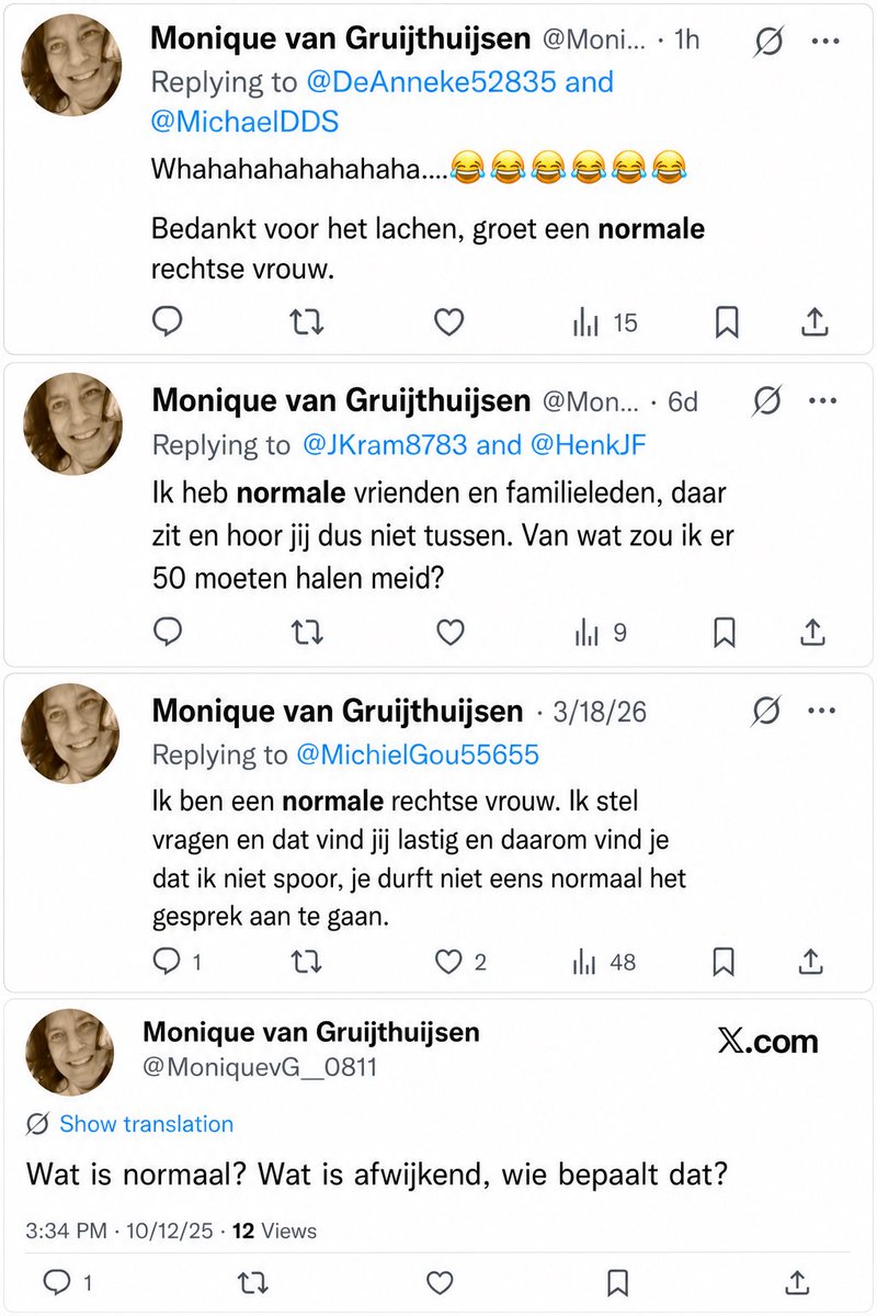 timvermeer1978's tweet photo. Nou, @MoniquevG__0811 wie bepaalt nu of jij normaal bent?

#wapmonique https://t.co/00jMsOqiY4