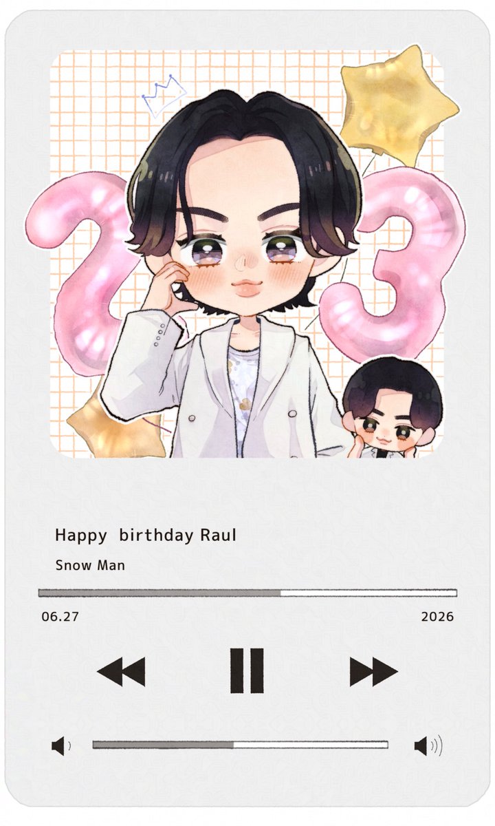 colorido_05's tweet photo. お誕生日おめでとうございます🤍

#ラウール誕生祭
#ラウール誕生祭2026 https://t.co/TBQZP3MBTL