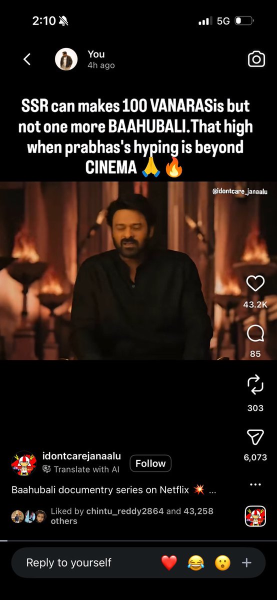babuholiccc's tweet photo. Idem brathuku ayya its not first time💦
@CanadaPrabhasFN tweets insta pages ki pampi ee ruddhinchadam endaite undo 🙏 https://t.co/qoJSKMgJ5T