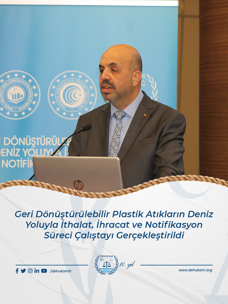 Dehukamtr's tweet photo. Geri Dönüştürülebilir Plastik Atıkların Deniz Yoluyla İthalat, İhracat ve Notifikasyon Süreci Çalıştayı Gerçekleştirildi.

Detalı bilgi için:
https://t.co/PQr4GZdP9N https://t.co/IMu8BnZ3q2