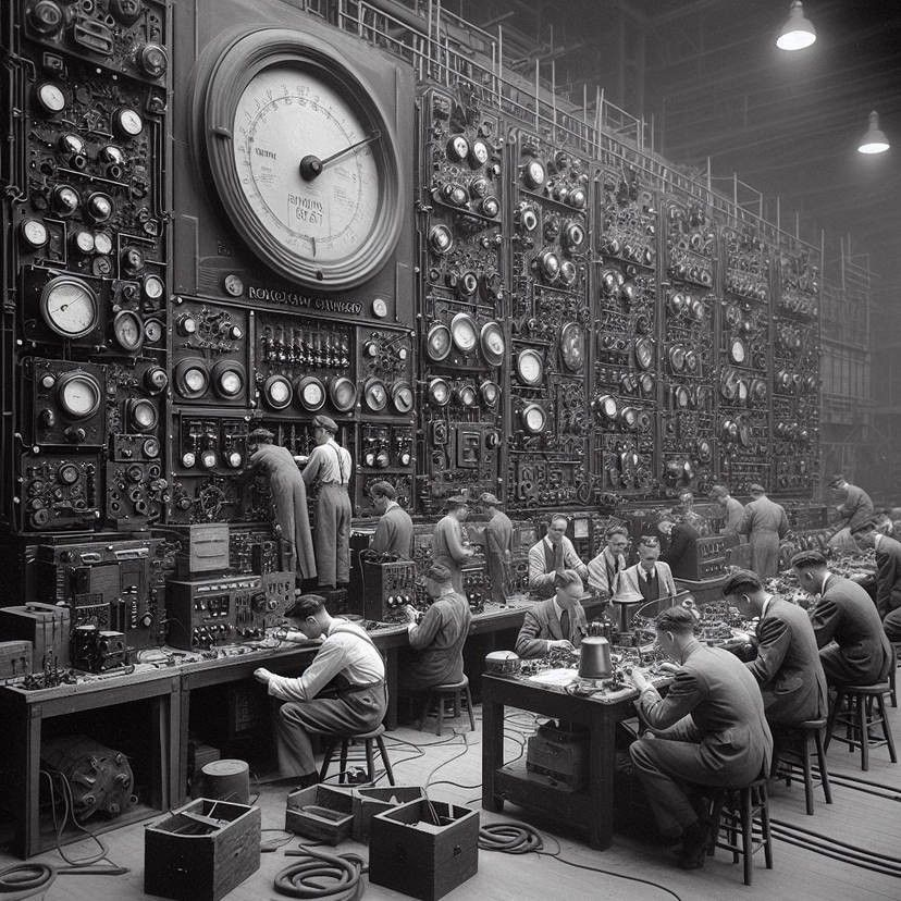 BaltarXinzo's tweet photo. “An automated factory, that's what the colony needs.”
The audience laughed heartily. Their eyes met while they straightened their large mustaches. 
“And why do we need such a facility?”
“To free mankind of tedious chores.”
“No. Keep them busy, or they'd demand more.”
#scififri https://t.co/UoPhtv3bLL