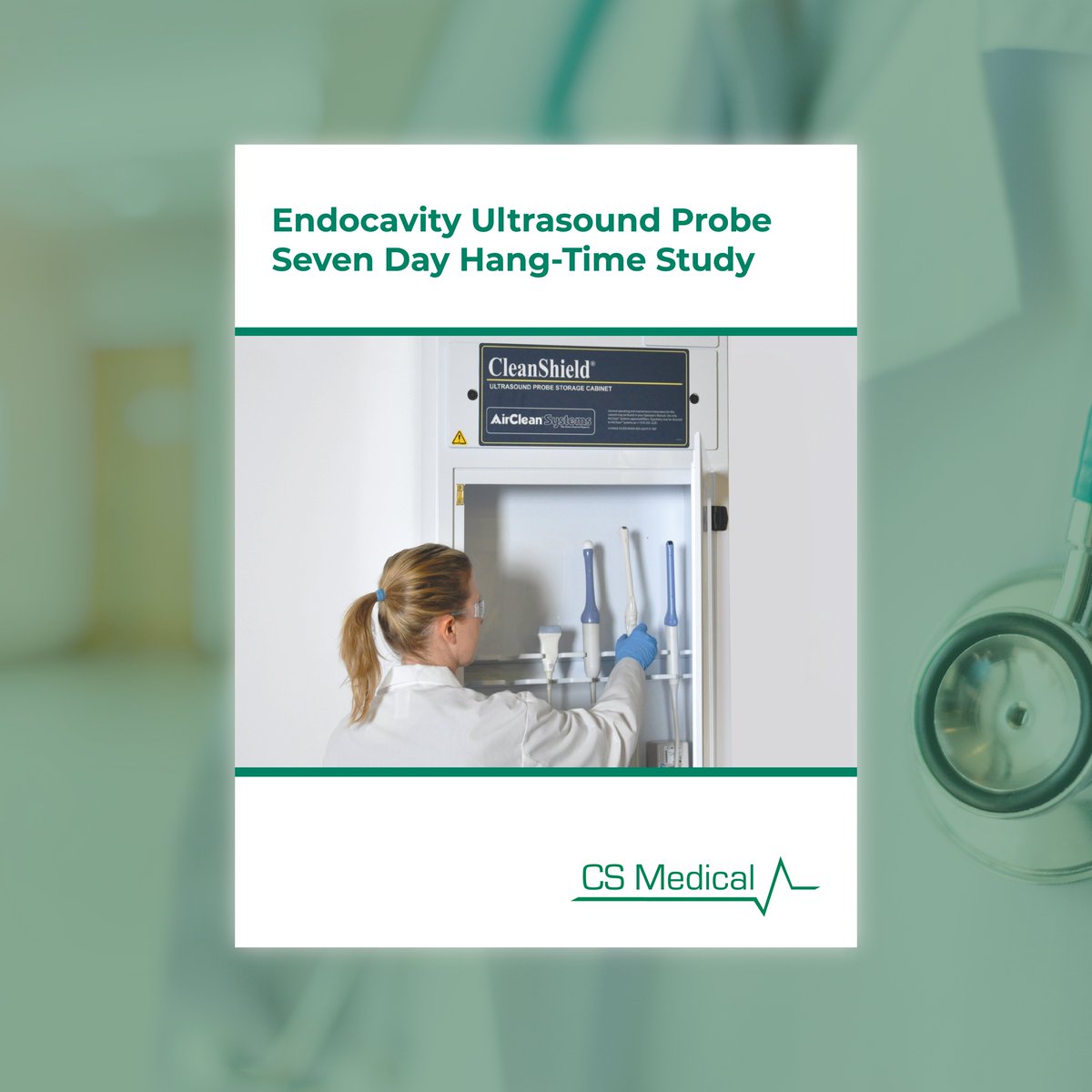 CSMedicalLLC's tweet photo. How long can a disinfected endocavity probe remain stored?

Read the Seven Day Hang-Time Study on HEPA-filtered storage in the CleanShield® cabinet.

https://t.co/BacSUw4cbw
#ProbeStorage #CSMedical https://t.co/7SpxUMcDGx