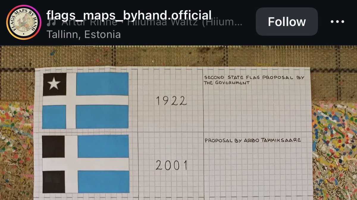 sapitonmix's tweet photo. Apparently this was one of the proposed designs for Estonian flag and it gives me a Somali influence. Nice. https://t.co/0IUgSt3lzr