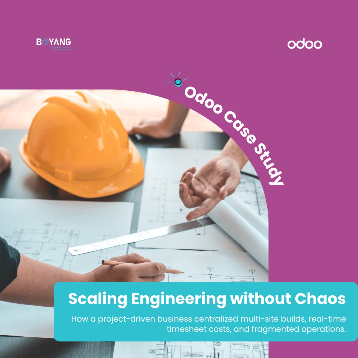 BYCSHK's tweet photo. How do you scale multi-site engineering builds without losing control of your margins?

This @Odoo case study breaks down how moving from scattered spreadsheets to a unified #Odoo engine delivers absolute operational clarity.

#BYCS #OdooProject #OdooMalaysia #ProjectManagement https://t.co/A5uL2sLVQl