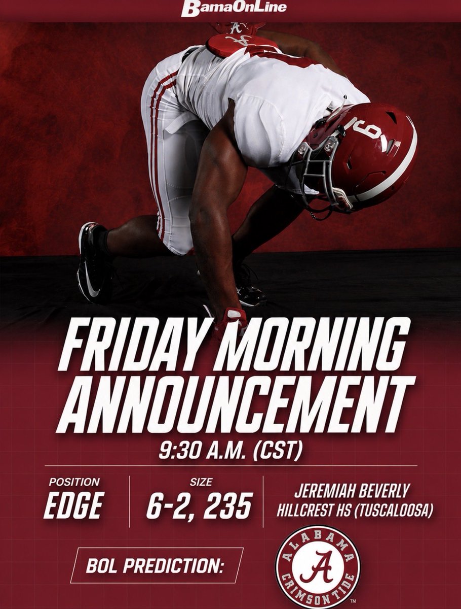 AndrewJBone's tweet photo. 🚨 Local product ready to reveal college destination

Jeremiah Beverly will announce his decision on the @garyharris_wvua in an hour.

🎧: https://t.co/xJinZ9xoll

💬: https://t.co/CLXxwCggeO https://t.co/Nd4CDjg5vh