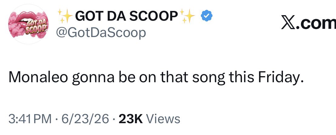 ✨GOT DA SCOOP✨ tweet media