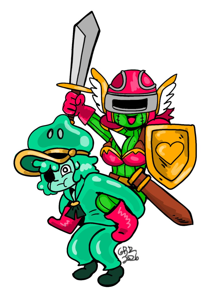 triblefive's tweet photo. Litle parody if this great art
My ocs csoplaying as same creature https://t.co/QlqYmWSOtN