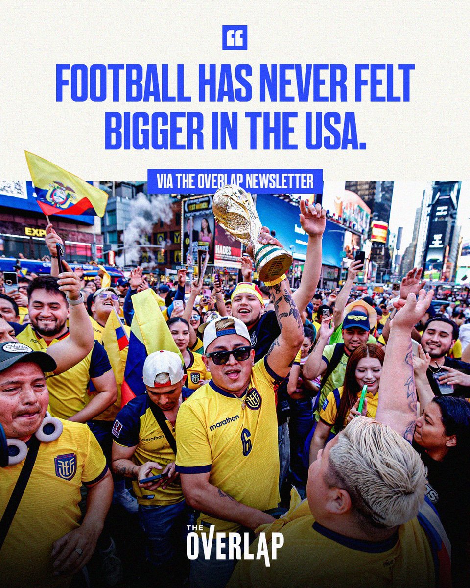 WeAreTheOverlap's tweet photo. What makes the World Cup so special? ❤️🌍

The latest Overlap newsletter is out now! 🗞️ https://t.co/8Idt0Bwx2Y