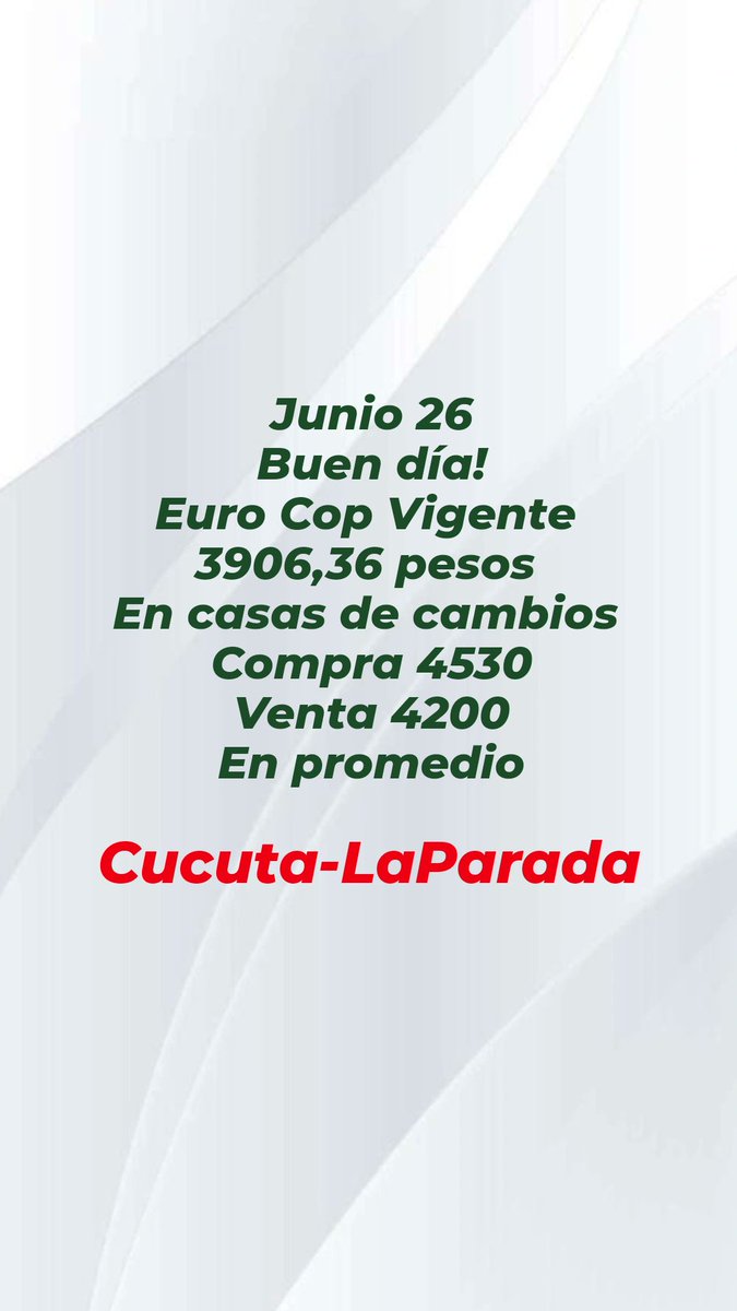 Cotizaciones_'s tweet photo. Buen día! 
Aviso 📢 les recordamos a nuestros seguidores que nuestra cuenta monitorcucutadivisasoficial en Instagram fue suspendida hace 2 meses por @Meta @instagram de forma arbitraria continuamos esperando respuesta!!🤔
Únete a nuestro grupo de telegram 
https://t.co/5WTMKAXp2I https://t.co/5TaCGYEAdx