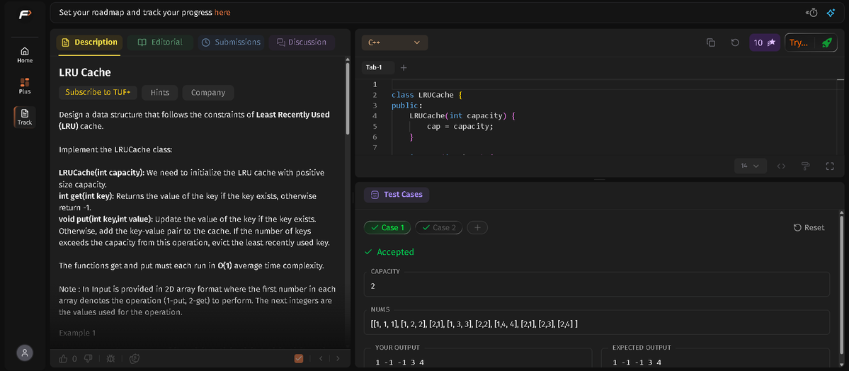 KGunjkar32672's tweet photo. Day 26 of #SDESheetChallenge done! 🚀
Solved 3 | Stack and Queue II today:

1️⃣Next Smaller Element
2️⃣LRU Cache
3️⃣LFU Cache

—ready for Day 27 ! 💻🔥

@takeUforward_ @striver_79 #DSA #CodingJourney #45DaysOfCode https://t.co/8Ozrtjn1to