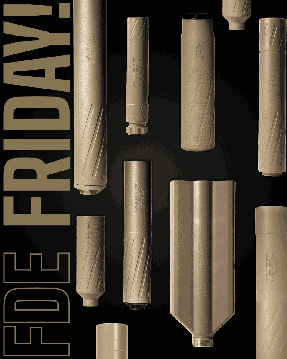 ShootBANISH's tweet photo. One question for you...Are you running an FDE suppressor? 🤔 https://t.co/ssZink40o9