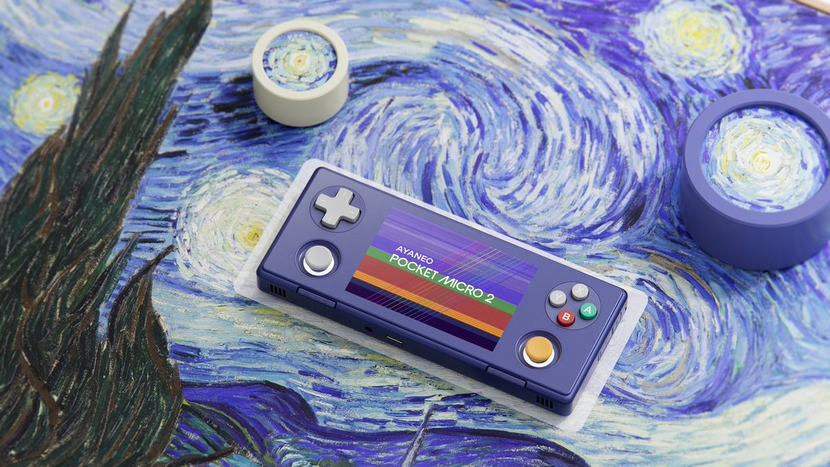 AYANEO__'s tweet photo. AYANEO Pocket MICRO 2 Officially Released 🎮
The Next-Gen Mini Horizontal Retro Gaming Powerhouse 🔥
Fully Upgraded,Beyond Expectations 🎉
A premium portable companion designed exclusively for retro gaming enthusiasts 🚀
https://t.co/sBx0hgw6cY https://t.co/9wNJmFfofX