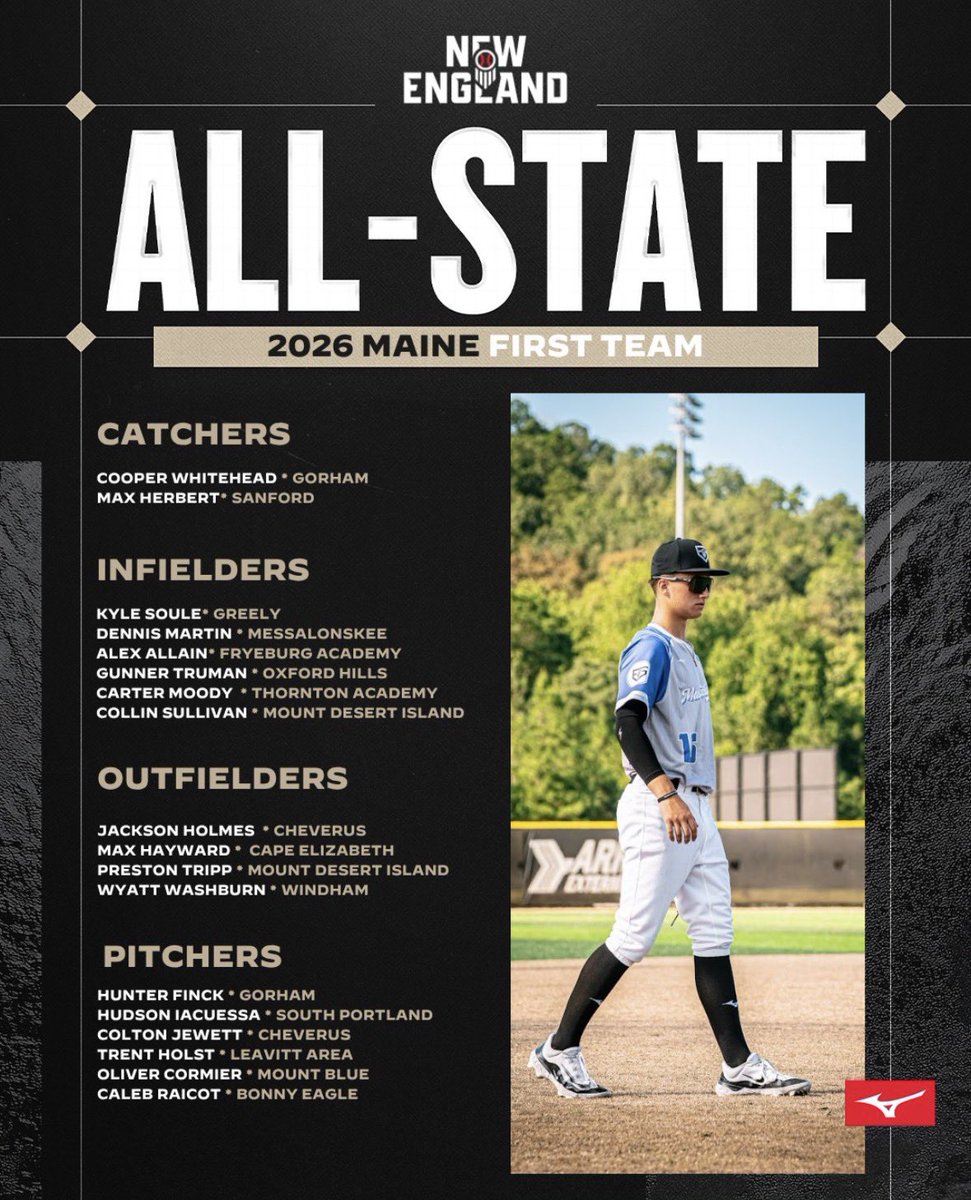 prestontripp8's tweet photo. ‘27 LHP/OF

Very blessed to have been named All State first team for Maine by PBR New England! https://t.co/fPf4mGOQQc