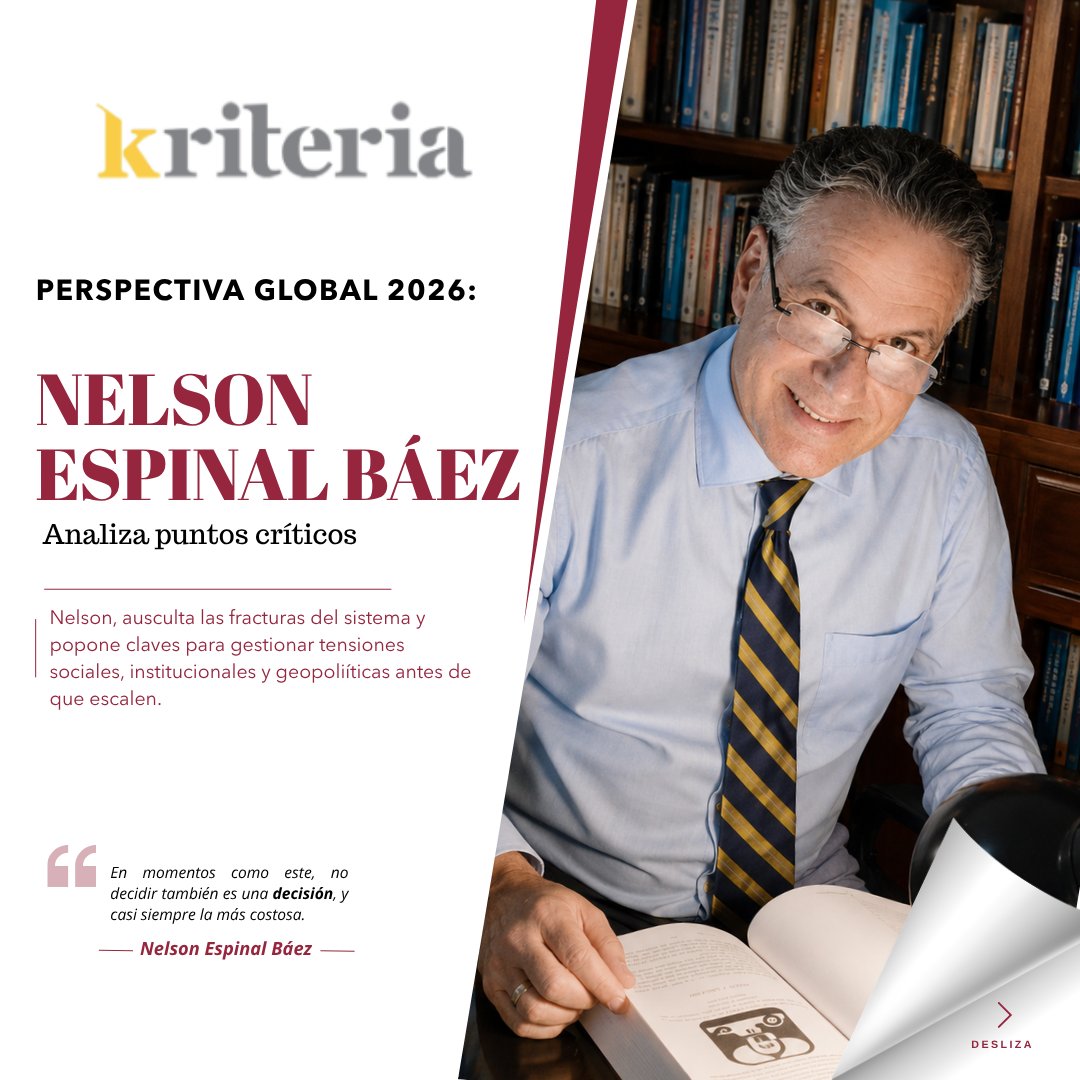 Cambridge_CIC's tweet photo. Kriteria presenta en su más reciente edición un análisis de @NEspinalBaez sobre tendencias, desafíos y dinámicas que merecen atención en el entorno global

Una lectura para quienes entienden el valor de anticipar, comprender y actuar estratégicamente https://t.co/nxzChIPOrW