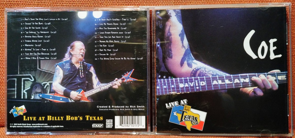 albumsphere's tweet photo. The Fort Worth Stockyards are in the spotlight as Dallas Stadium in Arlington, TX is hosting the 2026 FIFA World Cup. 
So we are revisiting David Allan Coe - Live at Billy Bob's Texas (2003). 
The outlaw country legend revered by the Pantera guys passed on April 29, 2026 at 86. https://t.co/9gNtHO9ivz