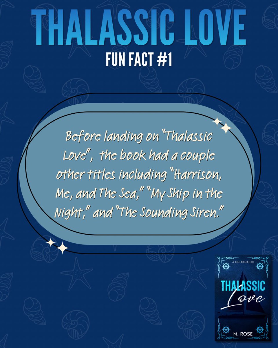 MRoseWriter's tweet photo. Thalassic Love is a week old already?! 😭🥹

The influx of support has been so encouraging, and I figured I should share some facts to celebrate.

Thanks everyone who has read my book, added it to their TBR, or just spread the word. This indie author is feeling the love. 🫶 https://t.co/RJ9YrKooPP