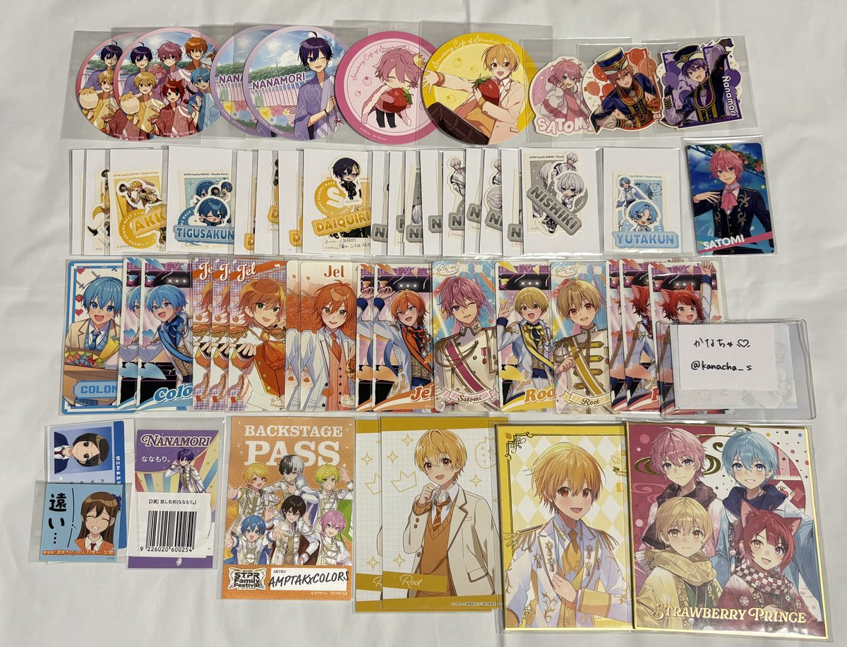 kanacha__s's tweet photo. STPR Family Thanks Party Kアリーナ
すとぷりグッズ 交換 買取

譲：画像のもの(1~7枚目)

求：8枚目、同種🍓❤️or買取

現地優先(詳細はALTに記載)

 #すとぷりグッズ交換 
 #KnightXグッズ交換 
 #AMPTAKグッズ交換
 #めておらグッズ交換 
 #すにすてグッズ交換 https://t.co/YGvX12nFEt