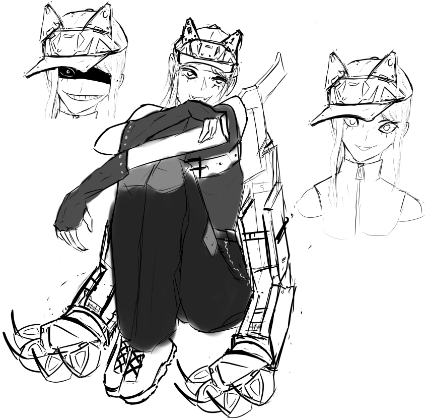 goblinleader25's tweet photo. A mechanical boxer and her evil fucking rival #ocart https://t.co/Lqa8ueCbRS