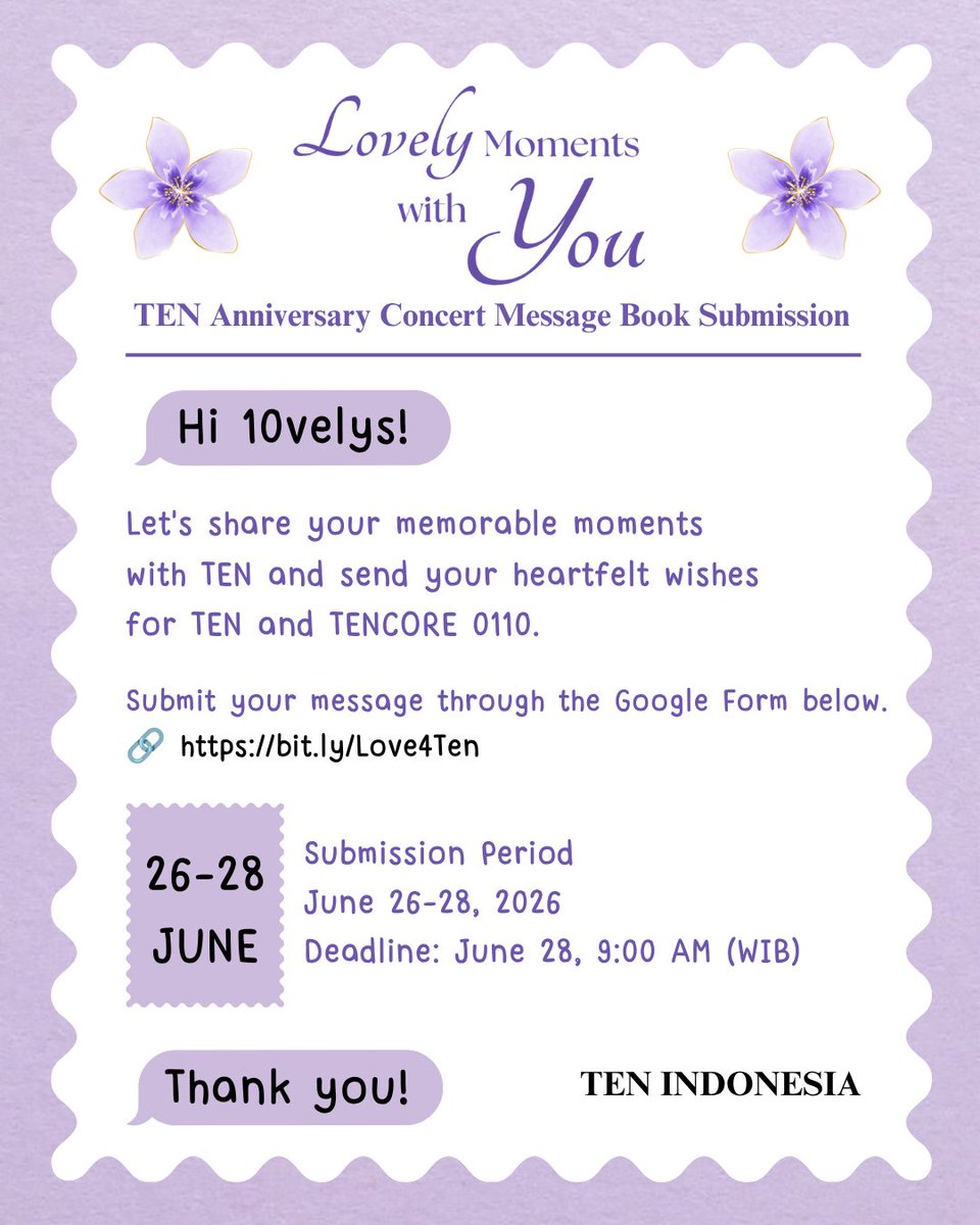 TEN INDONESIA(Slow) 💜🇮🇩 tweet media