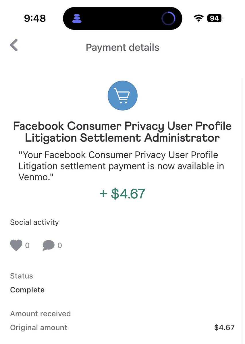 thumb_iv's tweet photo. juul probably did permanent damage to my lungs and gave me $72, Facebook illegally harvested my private data and used it to fund far right campaigns against my will and gave me what only $4 ? are you fucking kidding me ?? https://t.co/GLTGajgzbm
