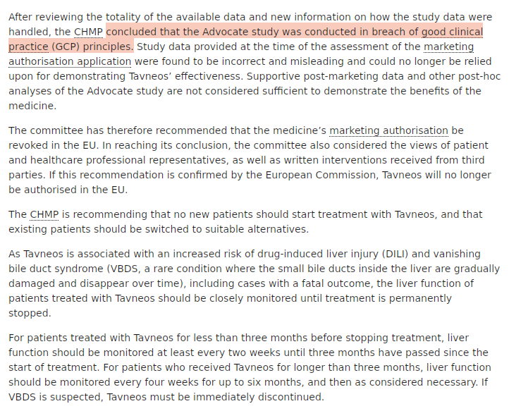 KookCapital's tweet photo. $IFRX $AMGN EMA recommends revoking marketing authorisation for Tavneos avacopan
https://t.co/4EKgl5cjMV https://t.co/lKjx35bye4
