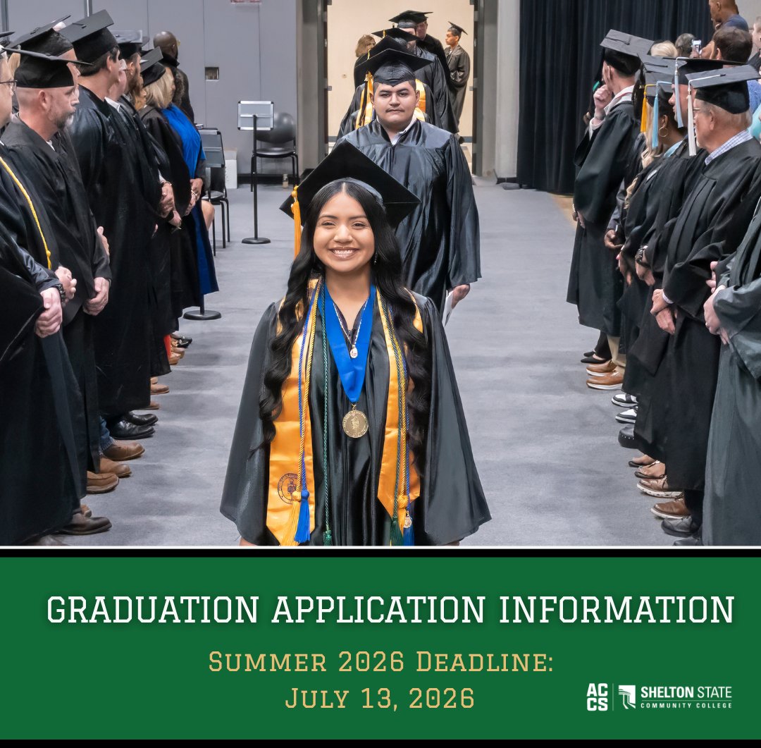 sheltonstate's tweet photo. 📅Summer graduation is quickly approaching and so is the deadline to participate in the commencement ceremony. Apply by July 13 even if you do not plan to attend. The application is available in myShelton. 

More info: https://t.co/4MhPrtDSZt https://t.co/qi8hvV3OIP