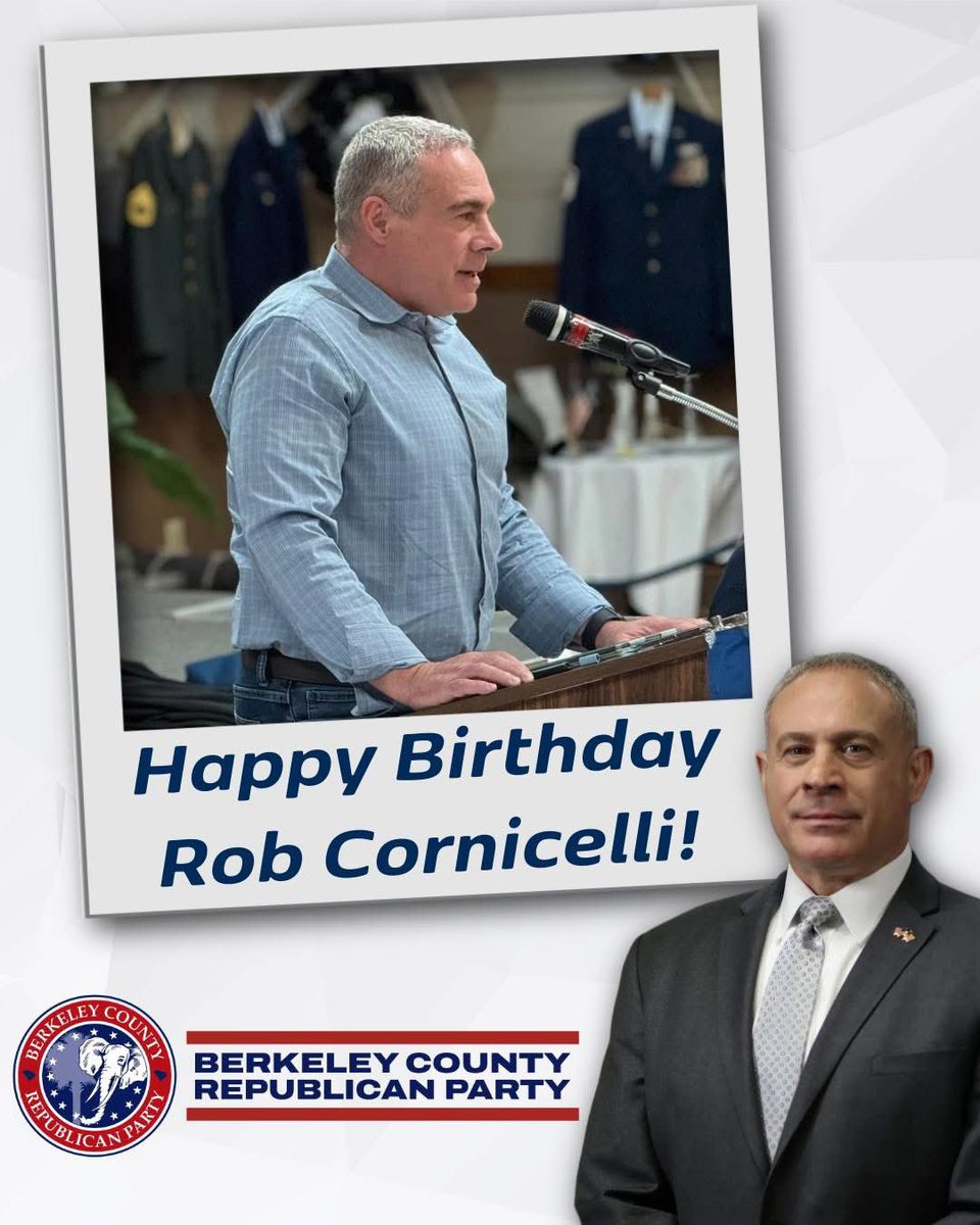 BerkeleyCoSCgop's tweet photo. ‼️Happy Birthday Alert: Join us in wishing our 1st Vice Chairman Robert Cornicelli a HAPPY BIRTHDAY week! Captain Cornicelli is a true patriot. We are grateful for his incredible work with Veteran Recovery Coalition and all he does for our party! 🇺🇸 https://t.co/6xRYVHrmGK