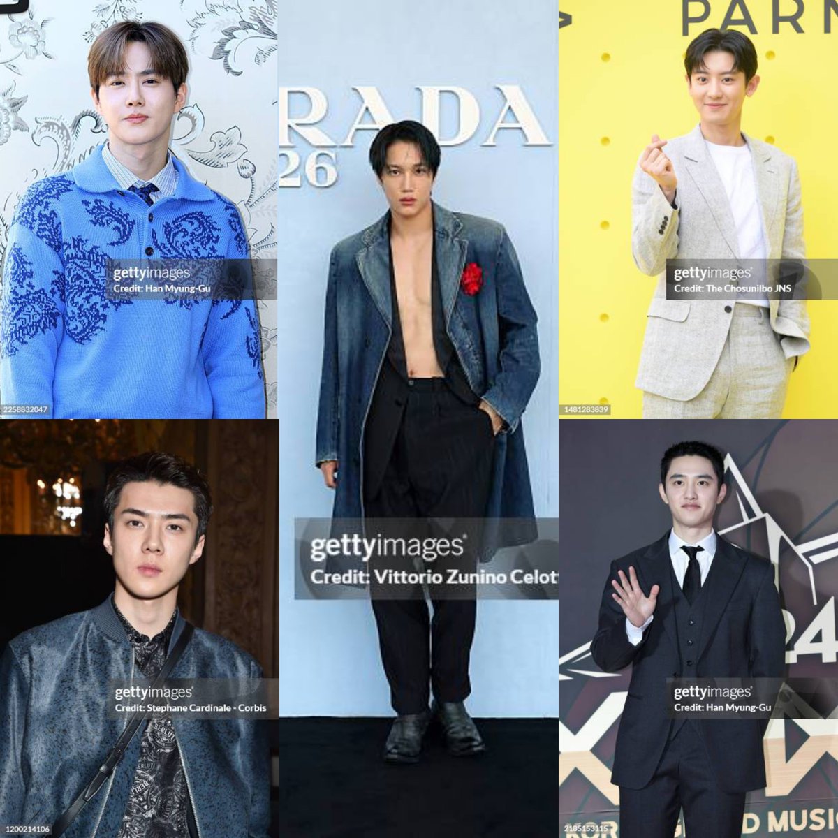 DreamNo23's tweet photo. EXO passed the getty images curse for sure 🙂‍↕️ https://t.co/N3ob30oq4r