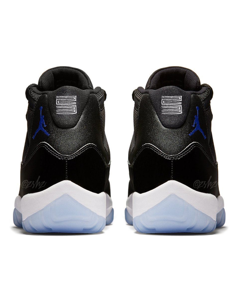 zSneakerHeadz's tweet photo. BREAKING: The 2026 “Space Jam” Air Jordan 11 is now expected to feature a stitched #23 on the heel, making it the closest retail version yet to Michael Jordan’s original Space Jam movie PE. 🐰🪐 https://t.co/muKKVyqZ1K