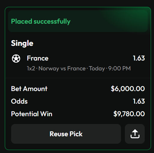 trustyneo's tweet photo. Rolling over the bet to BEAT Norway once and for all.

If this hits I will do another $100 GIVEAWAY
Comment+Like+Retweet

Stay Dicey! https://t.co/LXtCW33D5d