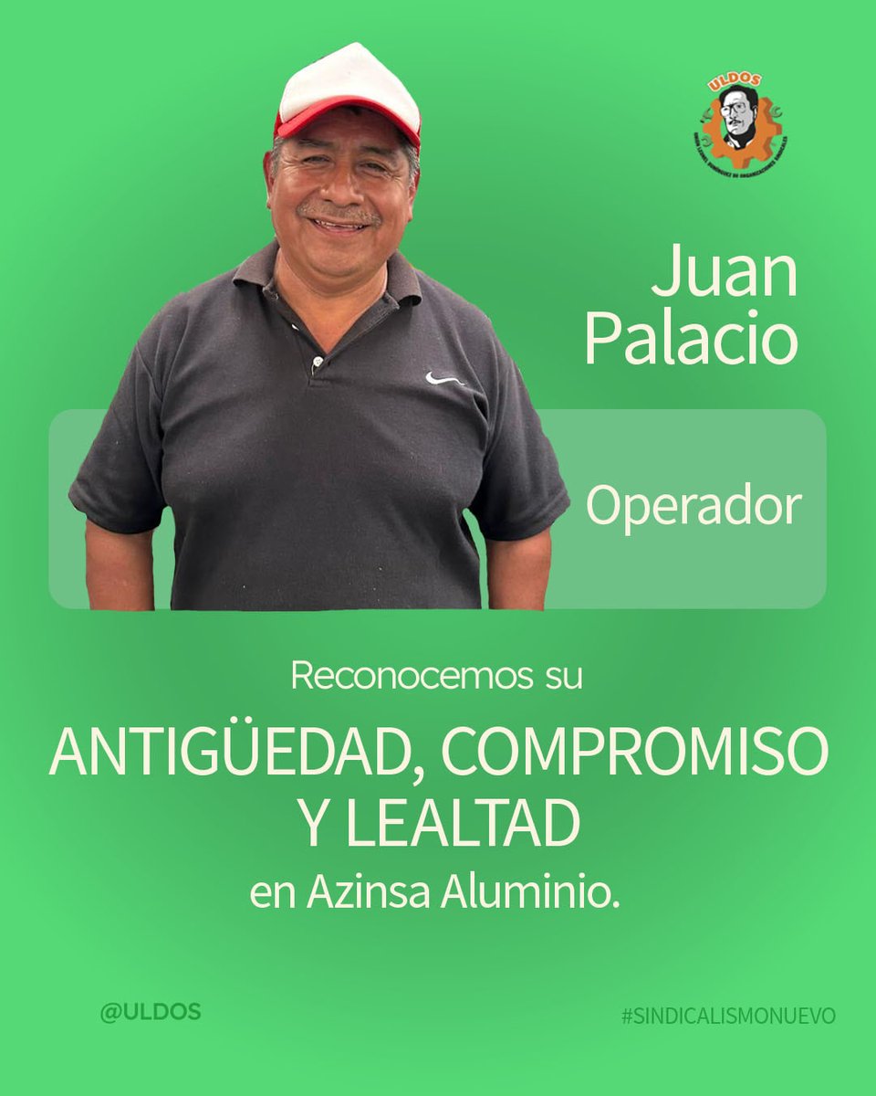 CTC_ULDOS's tweet photo. Reconocemos con orgullo la trayectoria de nuestros compañeros Juan Palacio Cantú y Carlos Argüello Rojas, quienes celebran 32 años de labor en Azinsa Aluminio. 🏅 https://t.co/uN8WJzpI3B