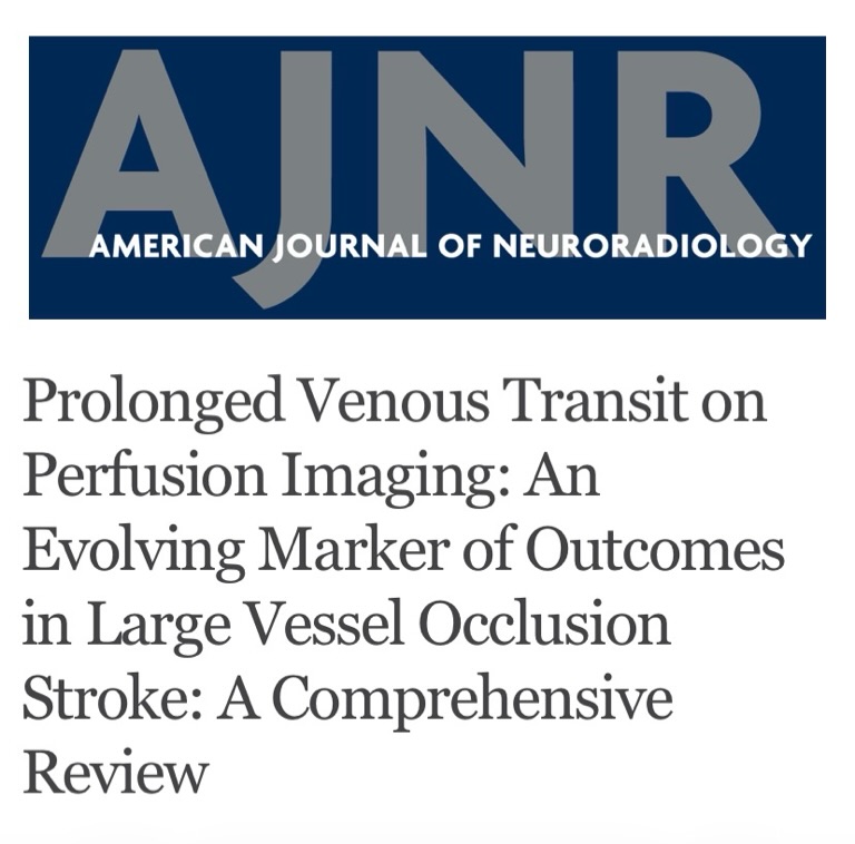 TheAJNR's tweet photo. Check #AJNR Fellows’ Journal Club choice of the month: ‘’Prolonged Venous Transit on Perfusion Imaging: An Evolving Marker of Outcomes in Large Vessel Occlusion Stroke: A Comprehensive Review’’

Prolonged venous transit (PVT) is an emerging perfusion imaging biomarker that reflects microvascular integrity and venous outflow dysfunction in acute ischemic stroke due to large vessel occlusion. Studies show that PVT-positive status is associated with higher stroke severity, larger perfusion deficits, prolonged hospitalization, and worse 90-day functional outcomes and mortality after mechanical thrombectomy. Compared with conventional arterial perfusion parameters, PVT demonstrated stronger prognostic accuracy, particularly when combined with CBV index. These findings support incorporating PVT into routine AIS-LVO imaging assessment to improve outcome prediction and evaluation of postrecanalization microcirculatory dysfunction.

https://t.co/5YCik1ilOk

#medstudent #neuroradiology #neuroscience #radiology #medschool