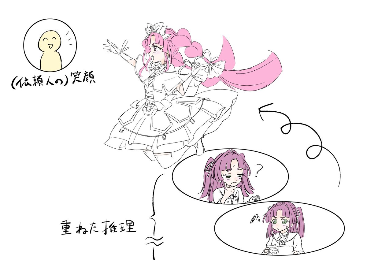 minagiman07's tweet photo. こういうことだと思ってた（推理は自分の道程なので踏み台にしてもいいとする） https://t.co/uEyXNrU7Jk