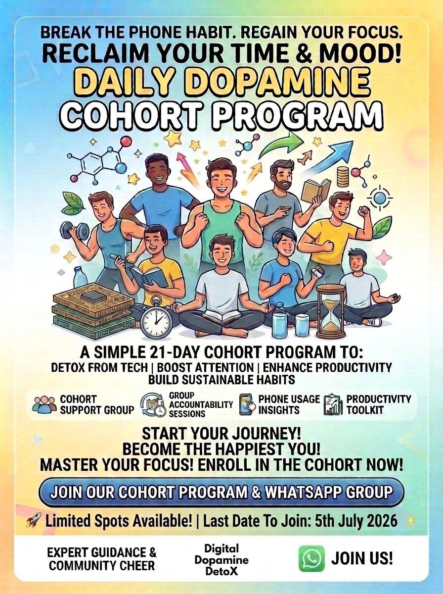 iamfaqr's tweet photo. Students. Professionals. Adults. If your phone controls you, this is for you.

Join My 21-Day Virtual Cohort to fix problematic phone use.

21 days to reclaim your focus.

Reply RESET for the link.

 #शुद्ध_जल_पियेगा_हिंदुस्तान https://t.co/tlNhl6h7i7