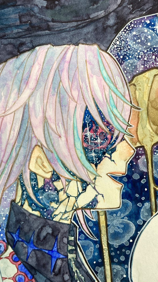 opera_jackxxx's tweet photo. この絵こんなに綺麗だったんだーと思って振り返ってました。
前のアカウントですが作業工程がなかなか面白いです。 https://t.co/pU8f5caYkS