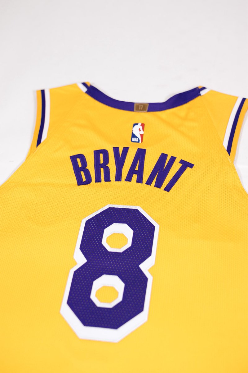 LakersStore's tweet photo. JUST LAUNCHED🙏 
Kobe Bryant #8 Icon Authentic Jersey—This Nike exclusive celebrates the 30th anniversary of Kobe’s historic 1996 Draft Day. Grab yours online now before it’s too late! Adult &amp; youth sizing available. Final sale. Link in bio #lakersstore

https://t.co/1c7ZJMEgh4 https://t.co/yMOlyTelWt