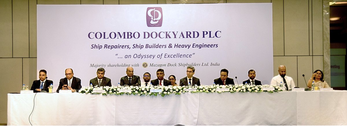 dockyardplc's tweet photo. @dockyardplc successfully concluded its 43rd Annual General Meeting (AGM) on 25 June 2026, marking its first AGM following the acquisition of a majority stake by @MazagonDockLtd, India. https://t.co/6p1DASkV1Z