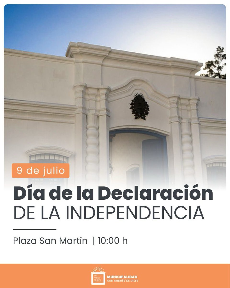 municipioSAG's tweet photo. Invitación al acto por el Día de la Independencia https://t.co/8m6u5Ub54x
