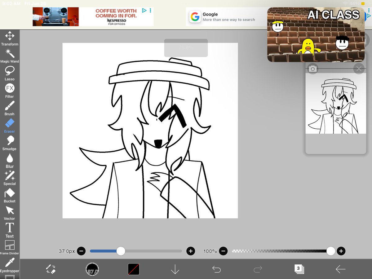 SIXTY4SPADES's tweet photo. Little doodle of Charlie because I js got my iPad working tagain @charliesalr 🥹🥹🥹🥹🥹 https://t.co/UKCAhZnh9V