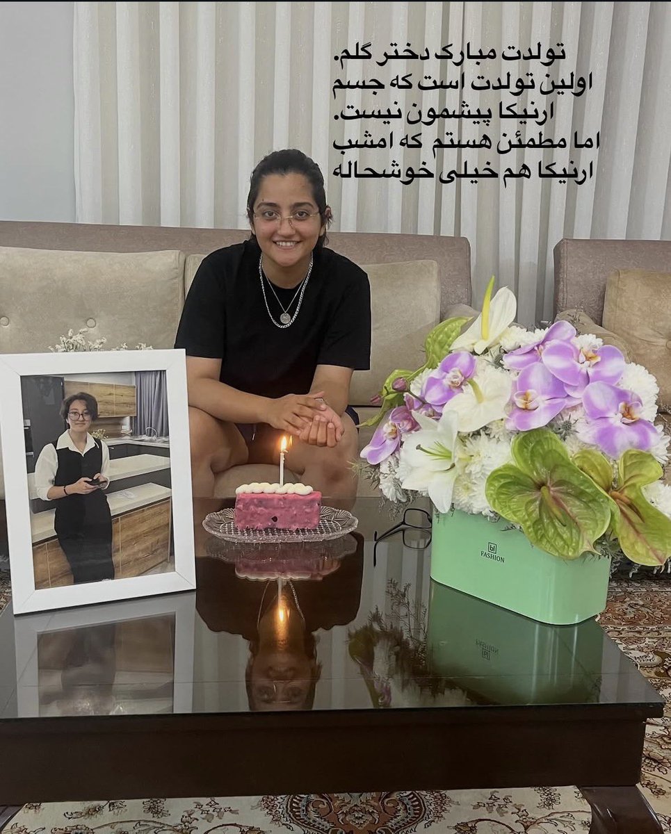 aviislife's tweet photo. غم خانواده‌های خون‌خواه تو روز تولد عزیزانشون واقعا زیاده :(

جاویدنام #ارنیکا_دباغ https://t.co/7nSVvSbhPh